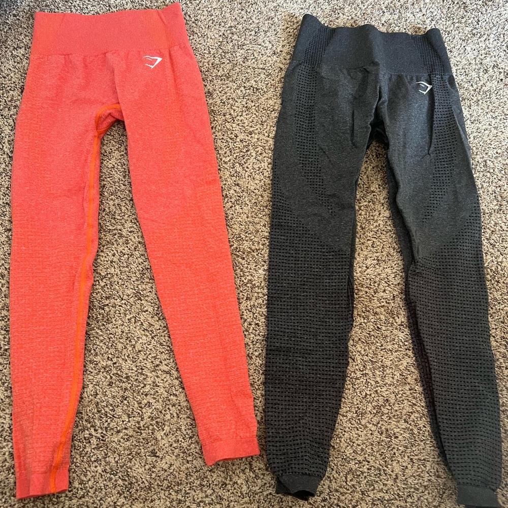 Gymshark Vital Leggings Women’s XS- Apricot and Black